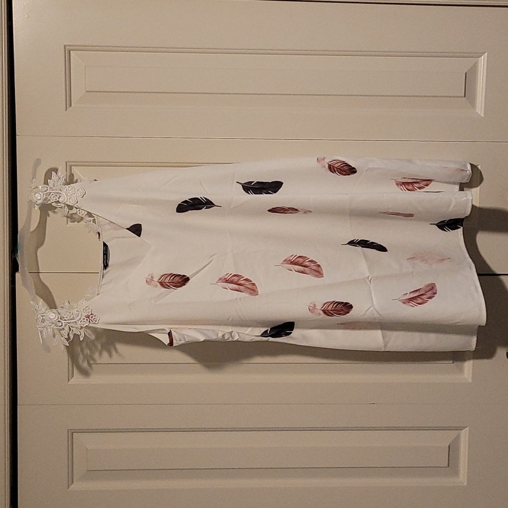 Noracora feather sundress 2X